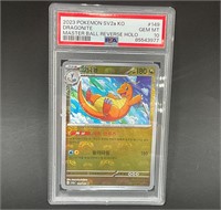 GRADED 2023 Dragonite 149 Master Ball R. Holo Card