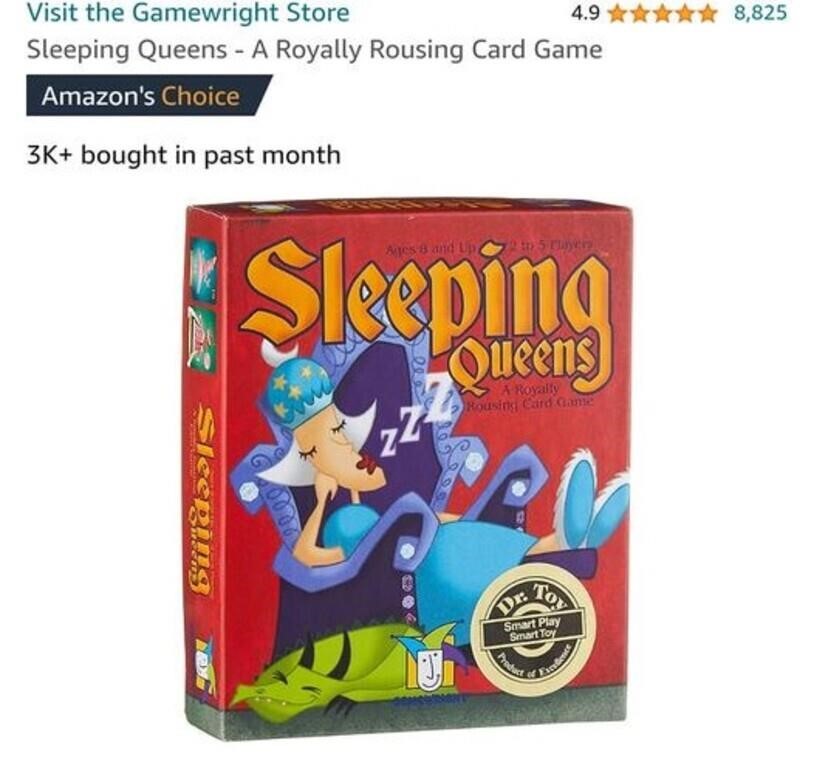 MSRP $12 Sleeping Queens Game