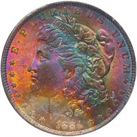 $1 1884-O PCGS MS65 CAC