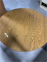 Wooden round table