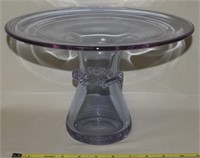 Tiffin Twilight Blue Neodymium Glass Large Vase