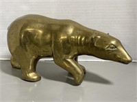 Brass Polar Bear