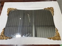 Mirror With Decorative Resin Corners, 25x37 "