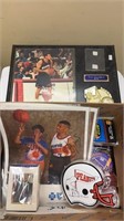 KJ autographed print, sport cards packs