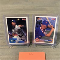 93 Donruss Baseball Cards, Randy Johnson