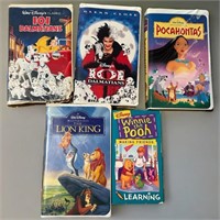 Disney VHS Tapes Kids 101 Dalmations