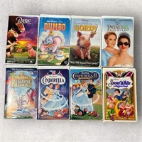Disney VHS Tapes Movies Princess