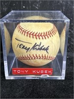 Tony Kubek Signed Baseball