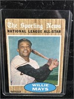 1962 Topps Willie Mays (All Star) #395 Ungraded