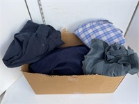 Box lot of dress shirts