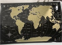 MAP POSTER 34.5x24.5IN