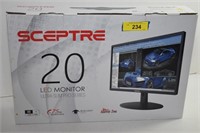 Sceptre 20 LED Monitor Ultra Slim Pro Series NIB