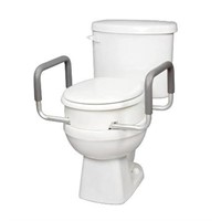 Carex Toilet Seat Elevator with Arms   Round