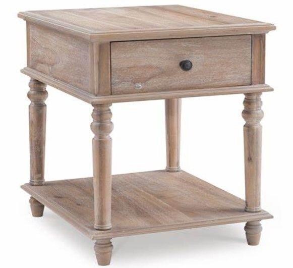 $218  Relaxed Vintage Nightstand with Drawer