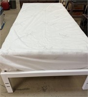 Twin Bed with Metal Frame