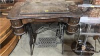 Table with sewing machine