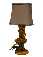 MCM Royal Haeger Pottery Vase Lamp
