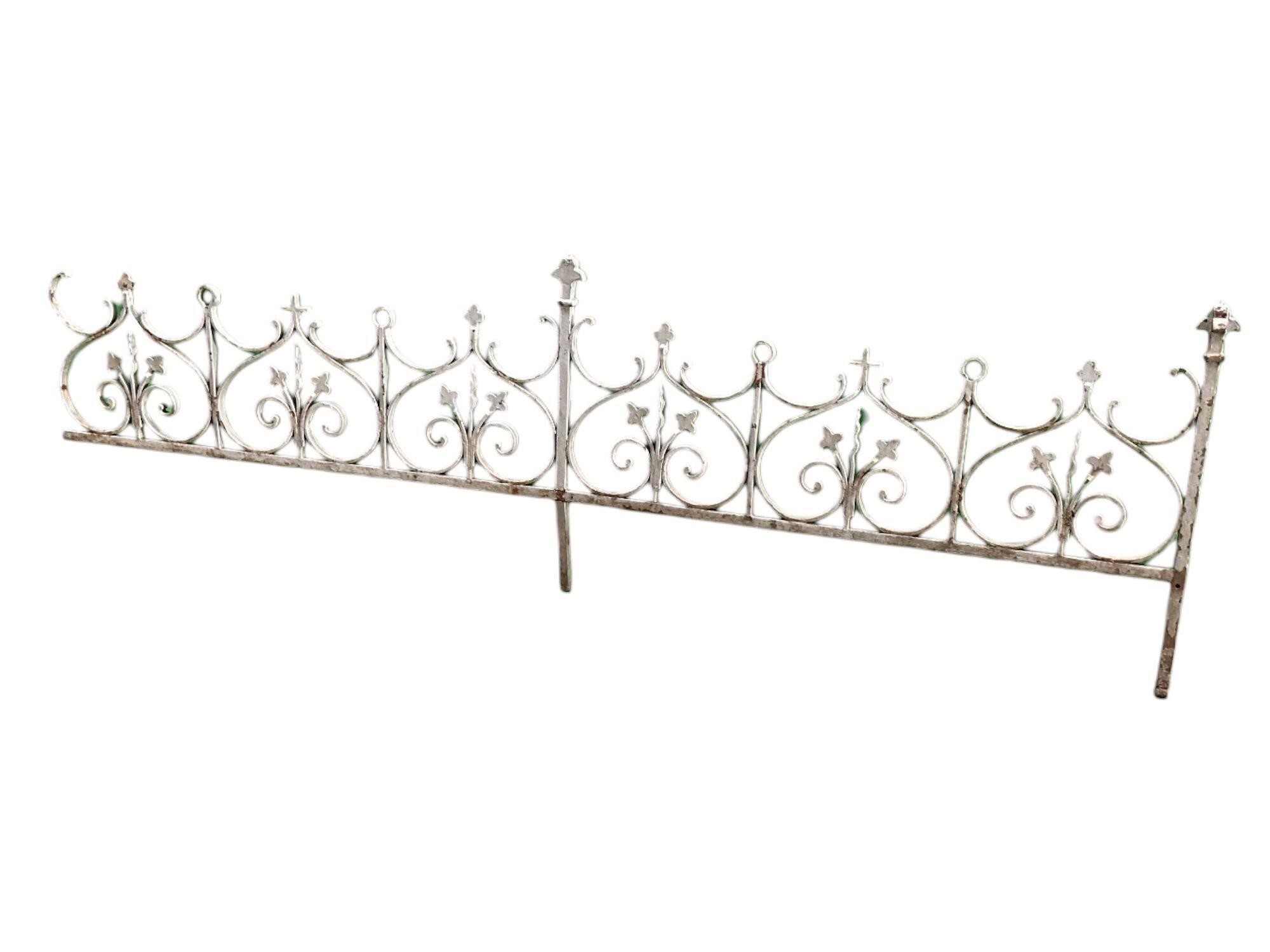 French Iron Decorative Fence Panel