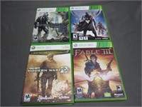 Lot of 4 Xbox 360 Video Games Crysis Fable Destiny