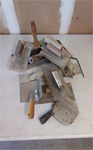Cement and tile trowels