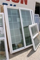 59-1/2x79-1/2 white vinyl sliding glass door