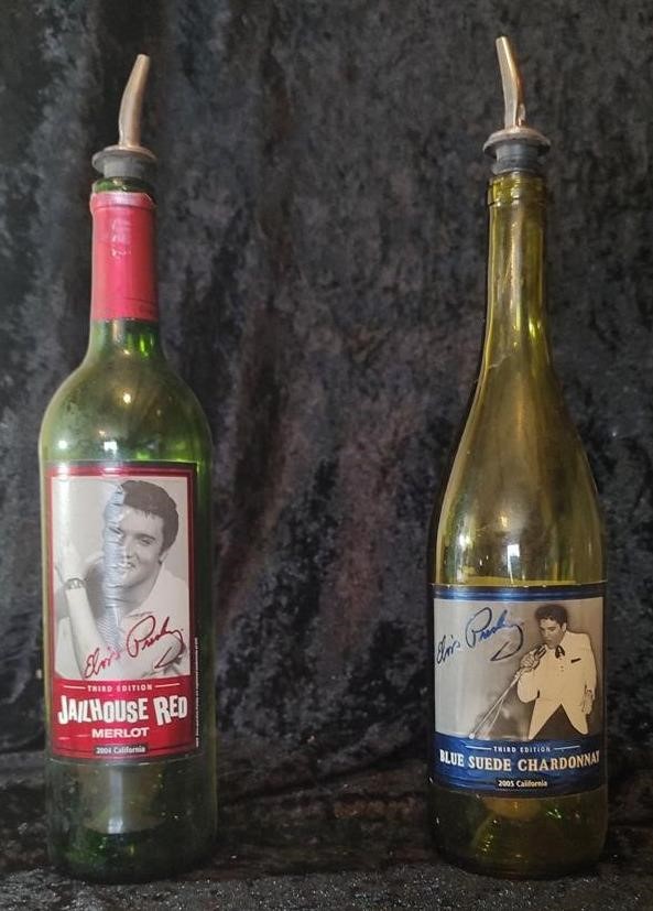 2 Elvis Presley Empty bottles Limited edition