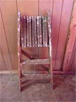 Vintage Wooden Display Ladder