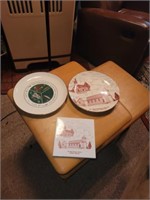 5 GLADWIN COUNTY COLLECTOR PLATES/TRIVET,