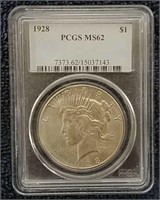 1928 PCGS silver dollar
