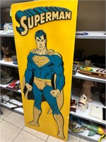 Antique Resin Superman Wall Hanging