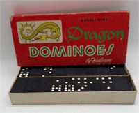 Vintage Halsom Dragon Dominoes