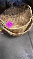 2 wicker baskets