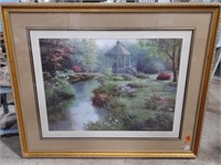 Large Framed Garden Art Picture*