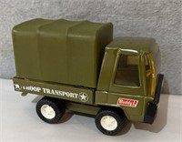 Vintage buddy L troop transport metal toy truck