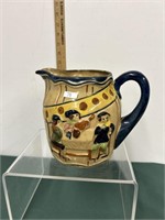 Vintage Clay? Pitcher with Pub Scene