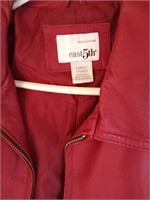 East 5th Red Leather LG Jacket