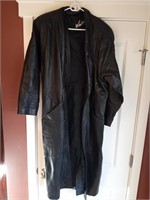 WinLit Leather Trench Coat Size M, Ladies