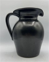 1999 Black Ceramic Handled Vase/Pitcher