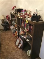 2 Bookcases, Contents, End Table, Lamp