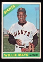 1966 Topps #1 Willie Mays baseball card