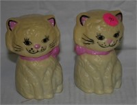 VTG SET OF CELLULOID CAT S/P SHAKERS