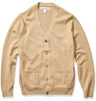 Essentials Men's Cotton Cardigan Sweater, XL