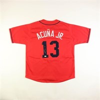 Autographed Ronald Acuna Jr Jersey