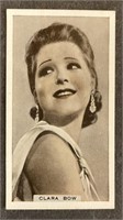 CLARA BOW:  GODFREY PHILLIPS Tobacco Card (1933)
