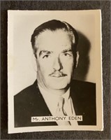 ANTHONY EDEN:  German KIDDY GUM Card (1955)