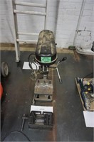 3-speed drill press, working & drill press clamp