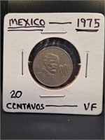 1975 Mexican coin