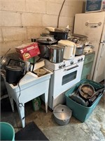 All kitchenware, pots, pans, canners.