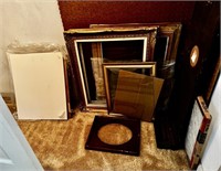 Picture Frames in Hall Closet