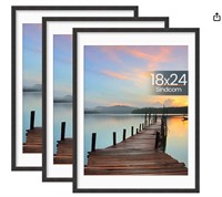 Sindcom 18x24 Poster Frame 3 Pack, Picture Frames